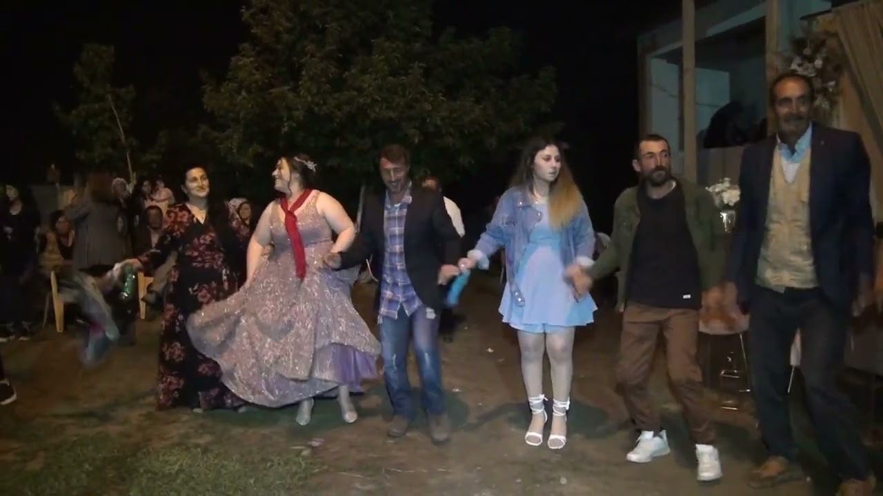 Erzurum hınıs ketenci köyü..Gözde ve Umutcanin nişani ..part 4..