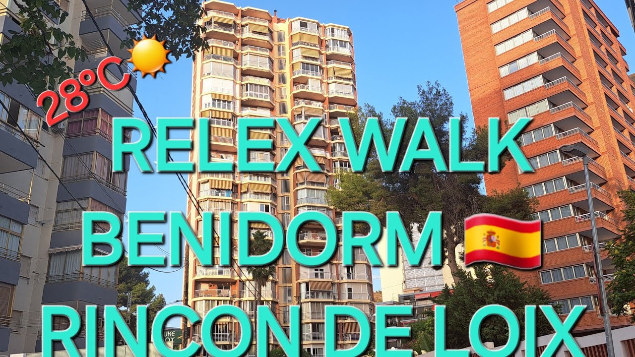 BENIDORM 🇪🇸 AV.DE ESTOCOLMO TO RINCON DE LOIX JULY 2024 | 4K-HDR SUMMER WALKING TOUR #summer #uk