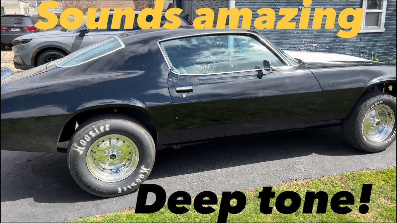 450hp CAMARO gets FLOWMASTER super 10 MUFFLERS!