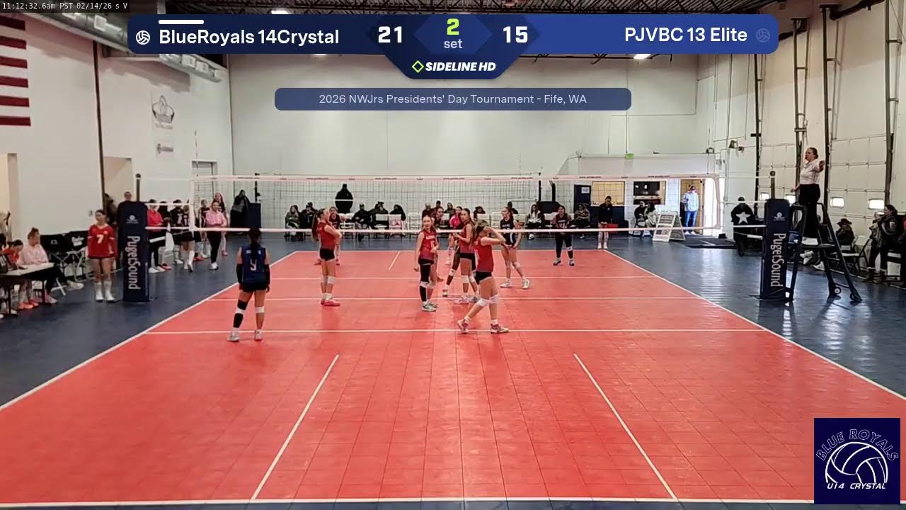 Blue Royals 14 Crystal vs. PJVBC 13 Elite (2026.02.14)