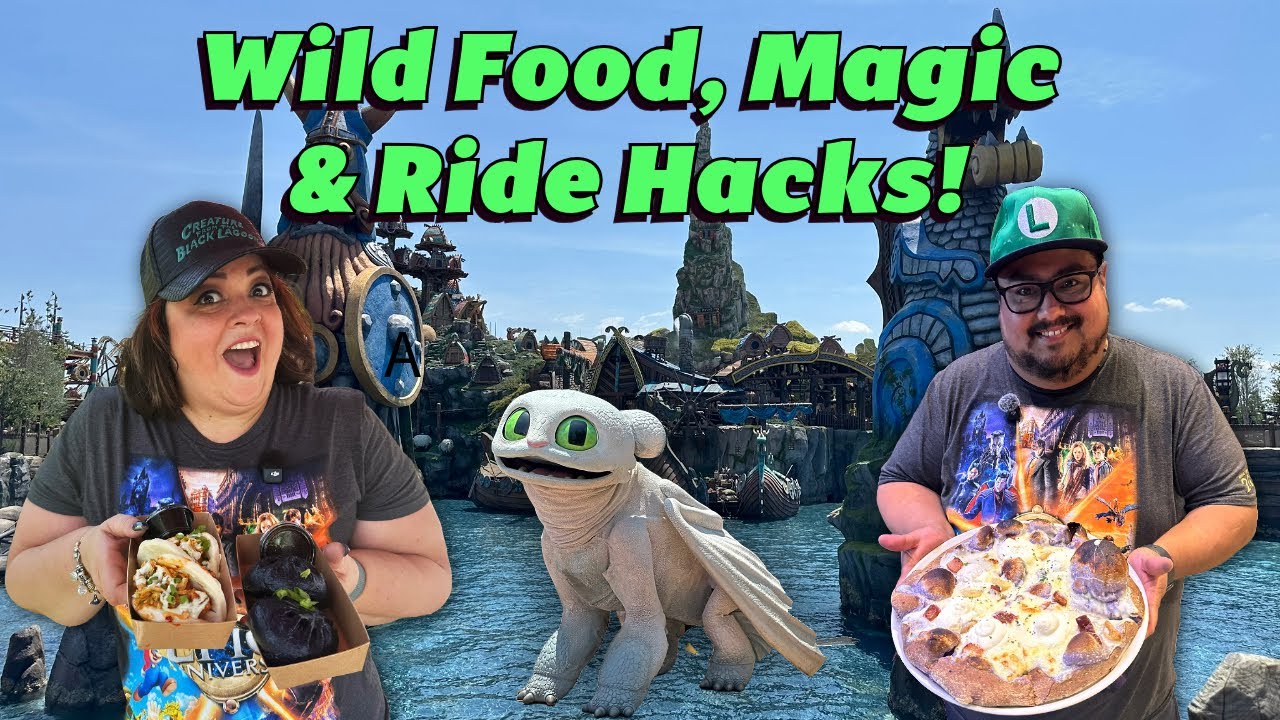 Epic Universe Grand Opening Day 2 — Food, Rides & Hidden Magic! 🪄🍔🎠