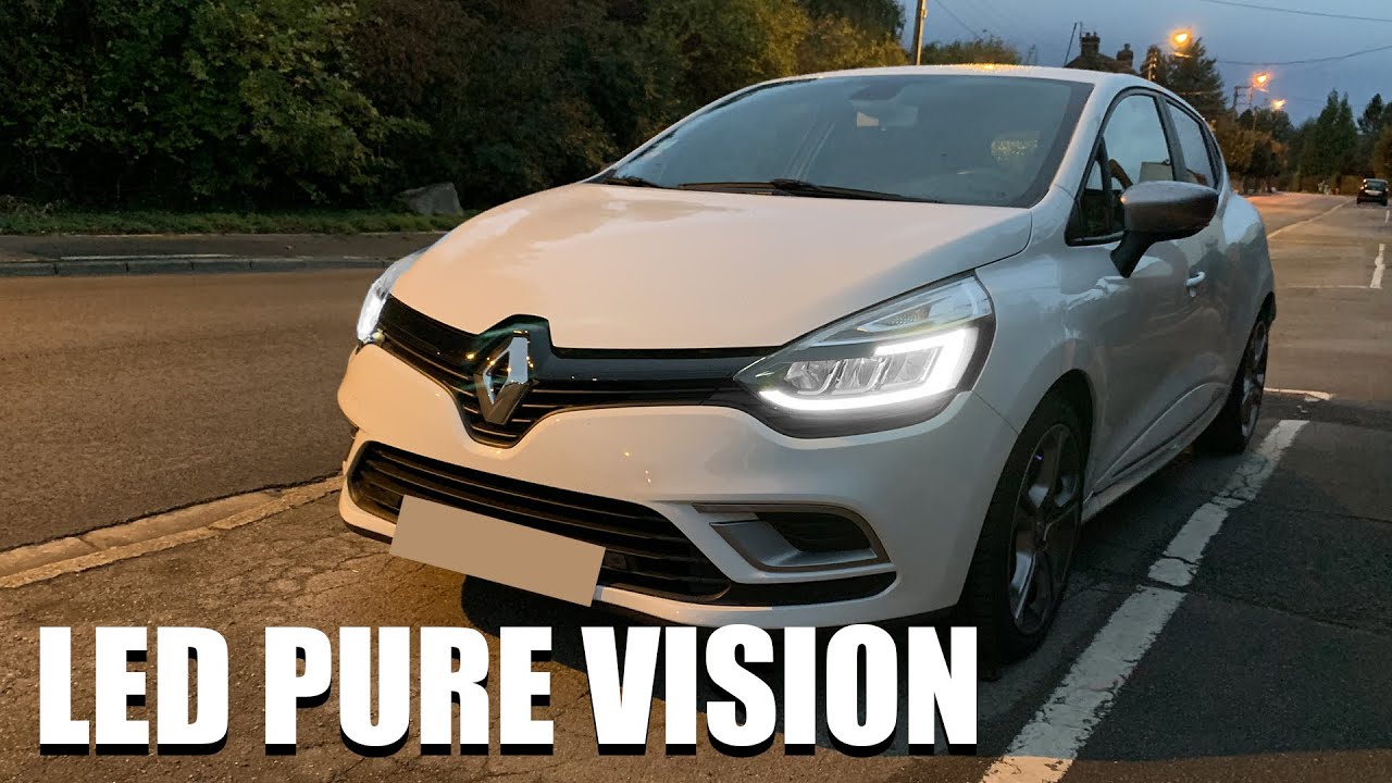 Les phares PURE LED VISION de ma CLIO 4 GT LINE sont UNE TUERIE !