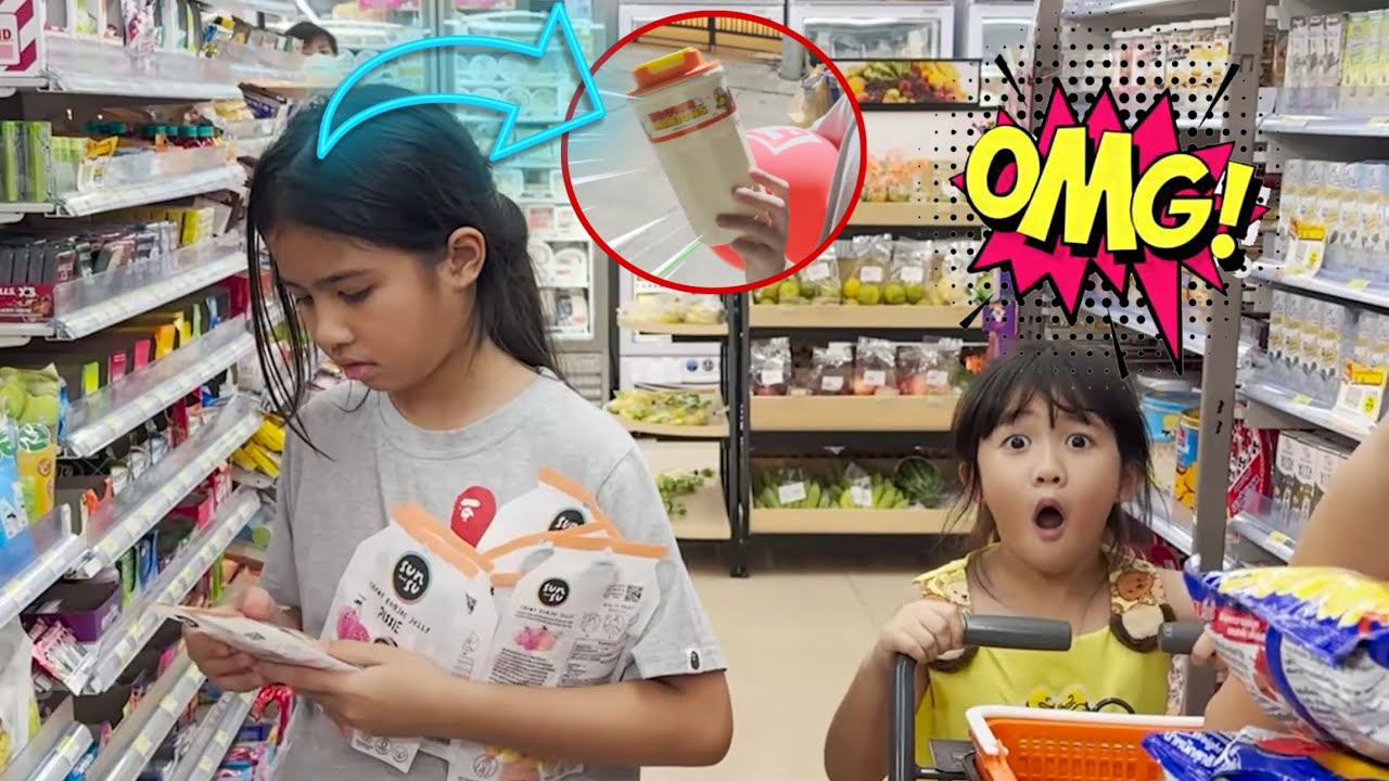 Cherbet Omelet: Shopping for groceries at 7-Eleven | Cherbet Funny