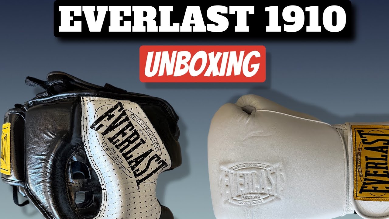 Распаковка боксерских перчаток и шлемов Everlast 1910
