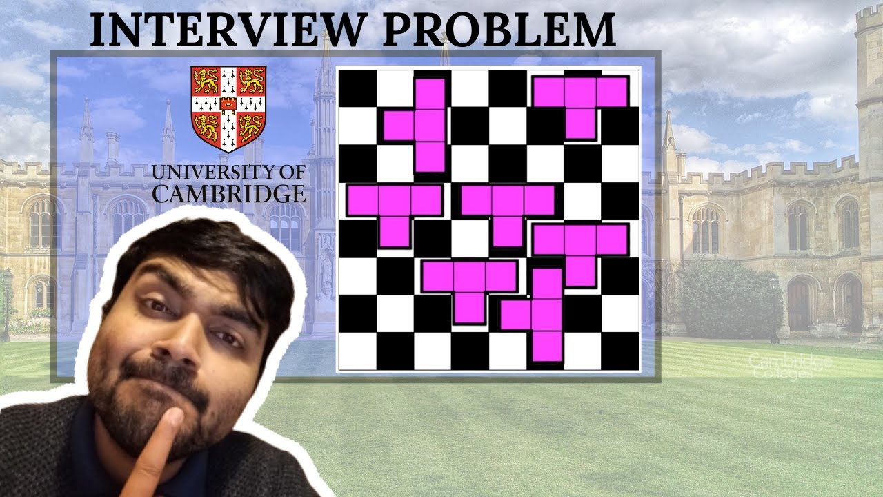 Cover the board! - Cambridge Interview Problem