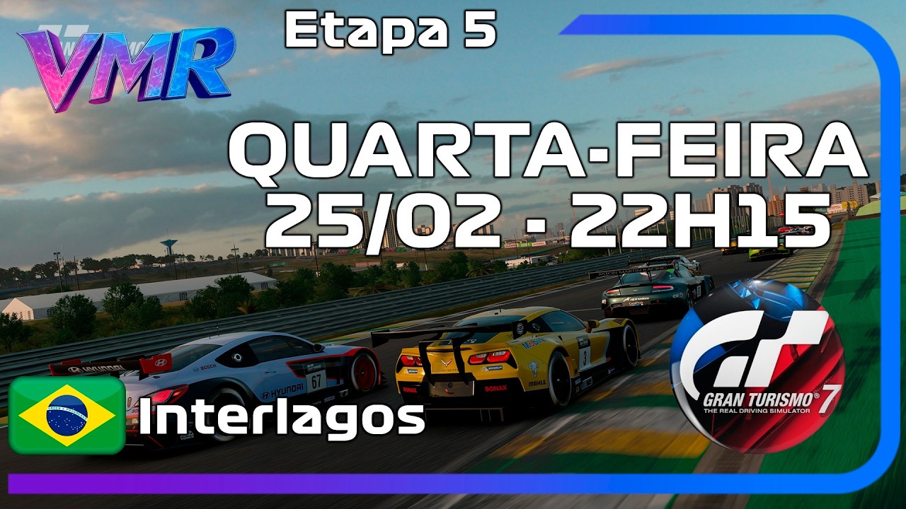 GT7 - GP de Interlagos *5ª Etapa - 1ª Temporada* NARRAÇÃO: Kaique Nascimento