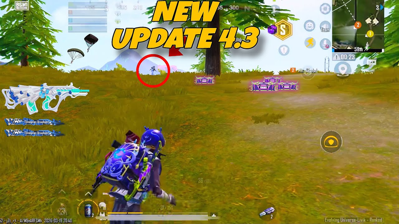 BGMI Livik New Update 4.3 😱 Insane Gameplay + High Kill Match #bgmi 