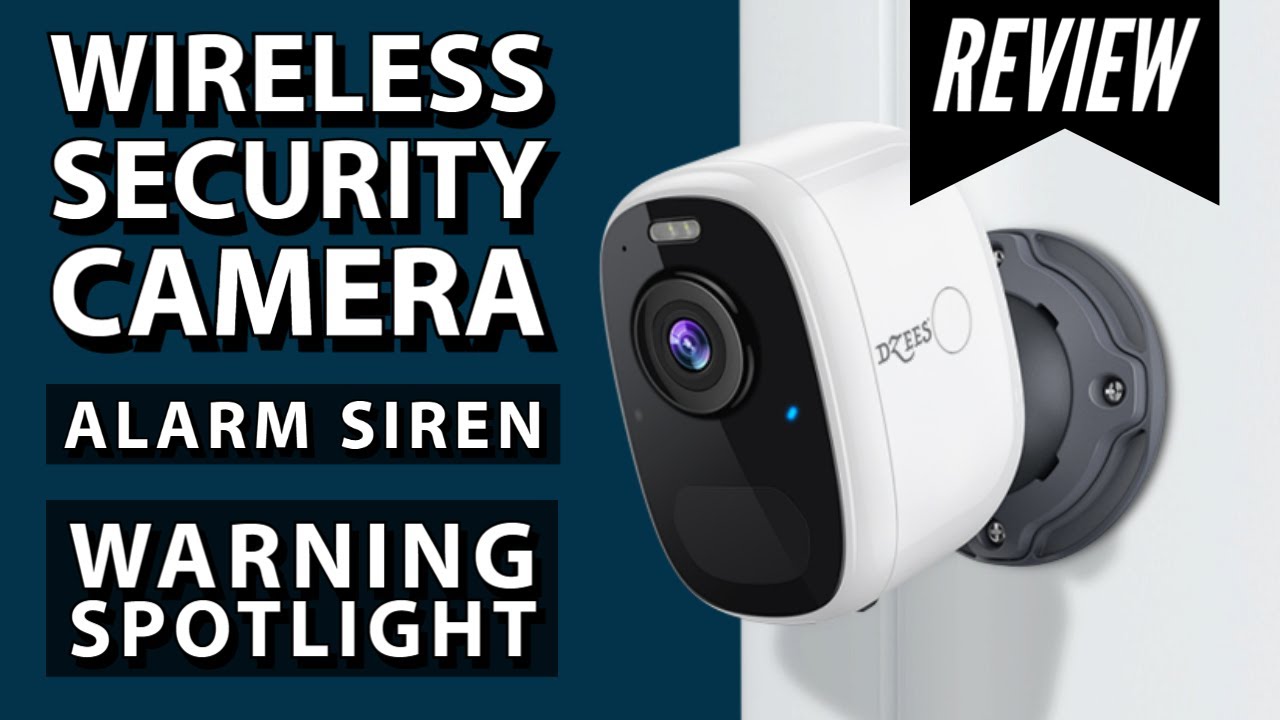 Security camera with night vision and siren alarm | 5 months rechargeable battery | Review