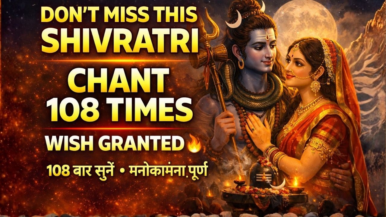 Chant This SHIVA BEEJ MANTRA 108 Times 🔱 Remove Negativity & Awaken Inner Power
