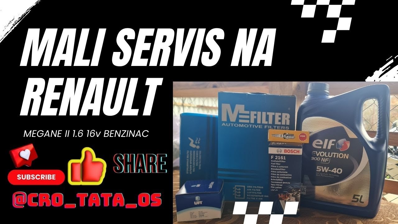 DIY----Mali servis na Renaultu / Šarafanje / Renault Megane II