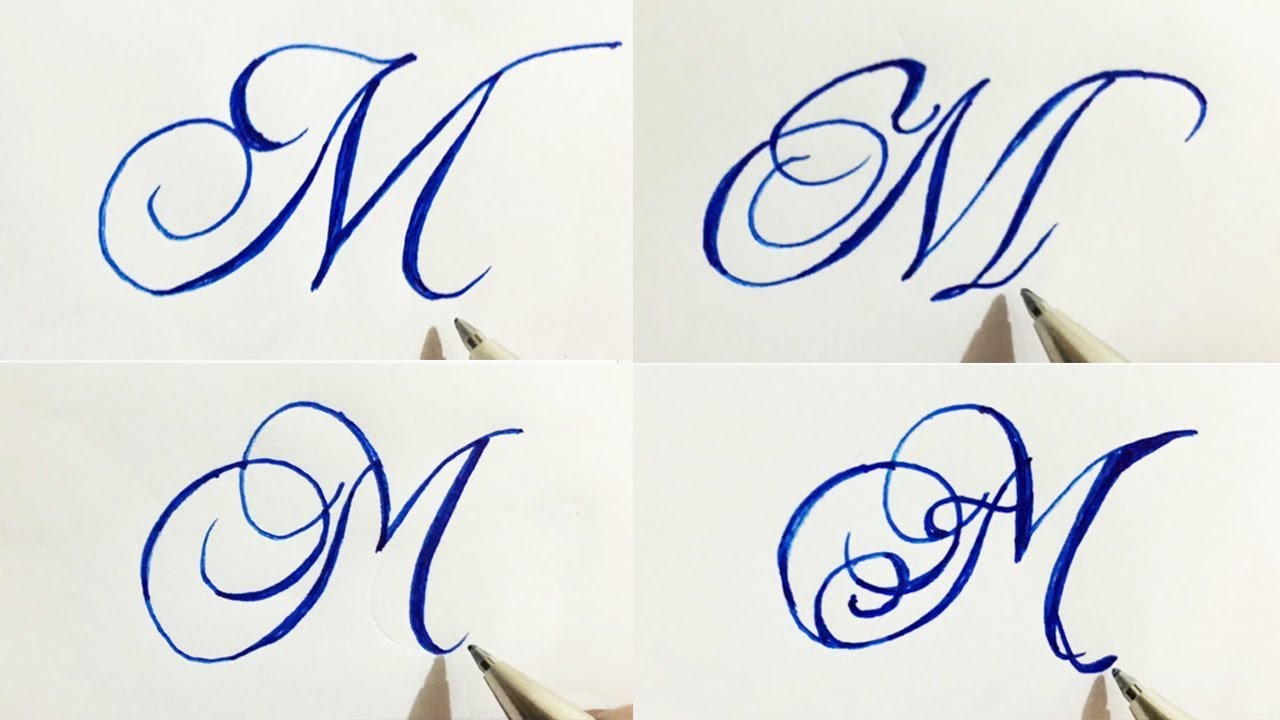Stylish alphabets calligraphy | Letter M in calligraphy | alphabet M in calligraphy | Fancy letters