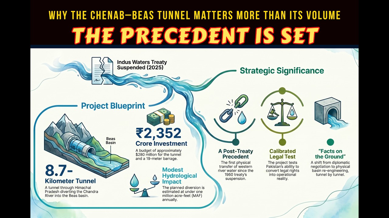 India's Water Power Play Against Pakistan: The Chenab-Beas Link Explained