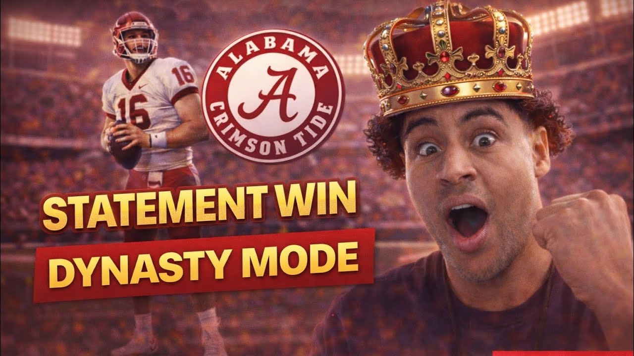 WE JUST TOOK DOWN ALABAMA… THE DYNASTY IS REAL 😤 | College Football 26 Dynasty