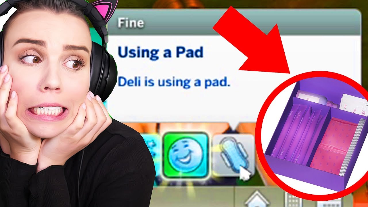 When you and your sim get your period at the same time