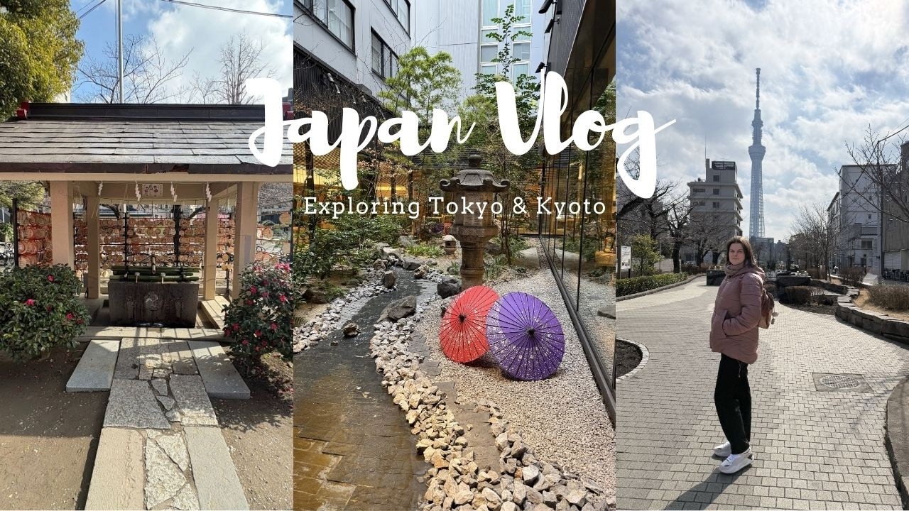 Japan Vlog 🇯🇵 Tokyo to Kyoto | Imado Shrine, Pokémon Center & Amazing Food 🍡