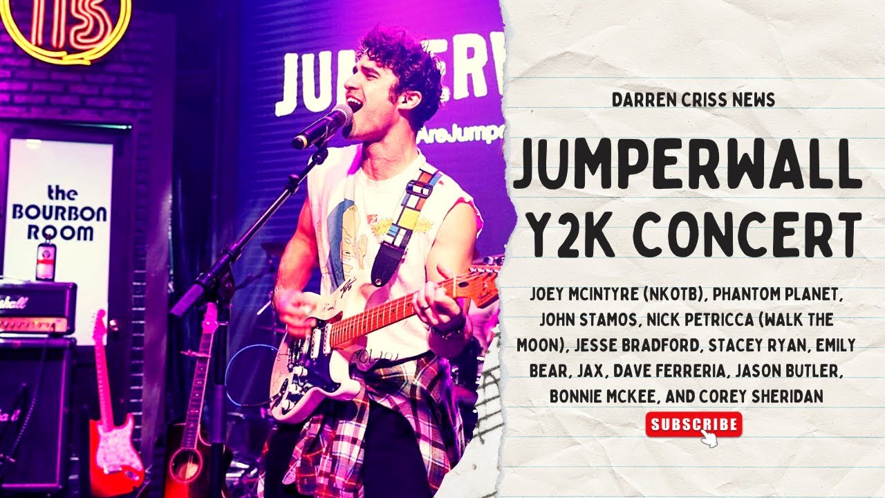 Darren Criss - Jumperwall Y2K Concert (02-11-2023) | Compilation