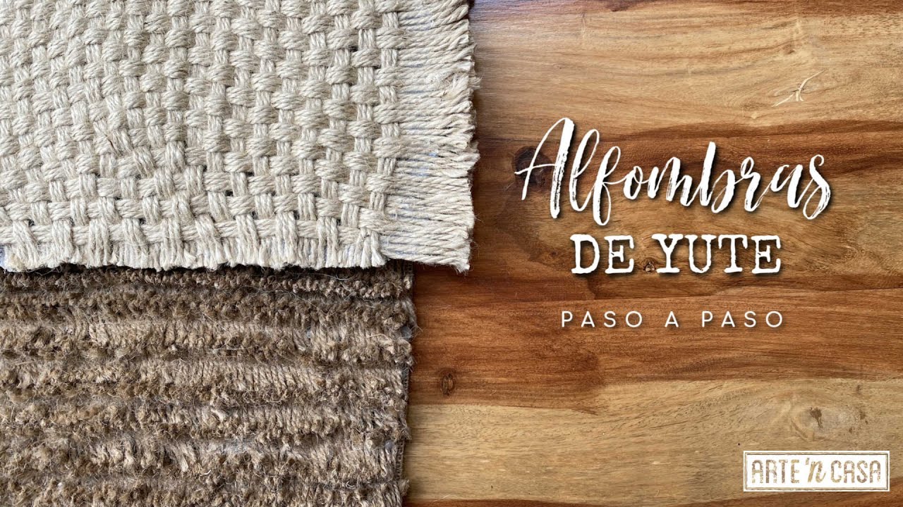 DIY Alfombras de yute paso a paso - 2 ideas con cuerda