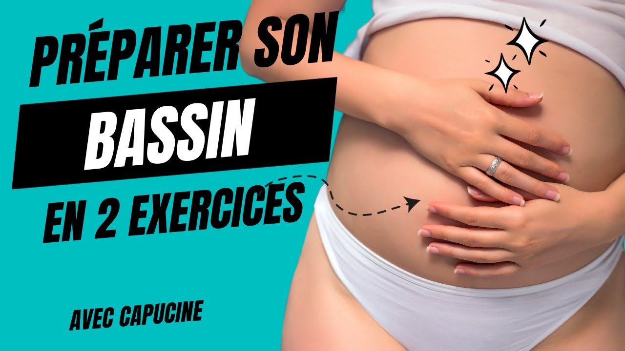 2 exercices pour préparer le bassin à un accouchement paisible