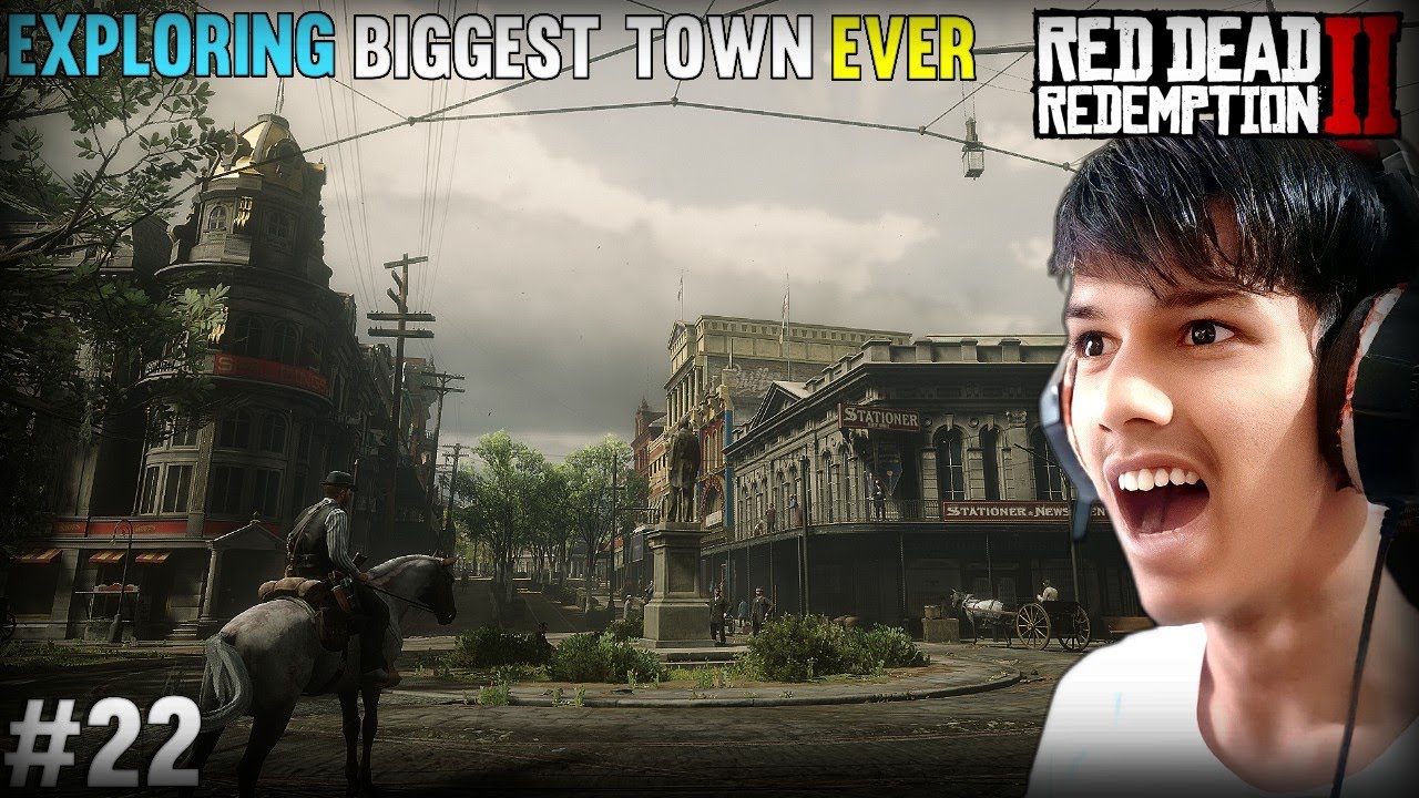 Exploring (Saint Denis) 🔥 Biggest Town Of RDR 2 Ever | Red Dead Redemption II Gameplay #22 #gaming 