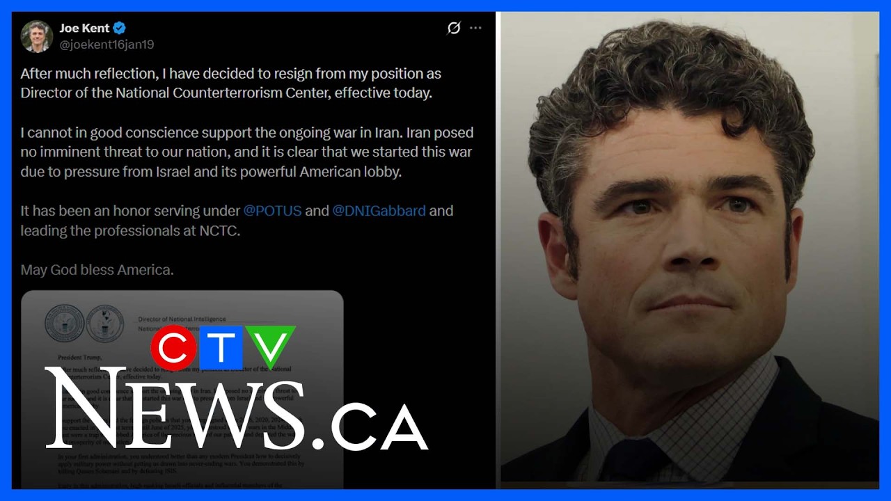 ‘It's somewhat ironic’: Former CSIS counterterrorism analyst on Joe Kent’s resignation