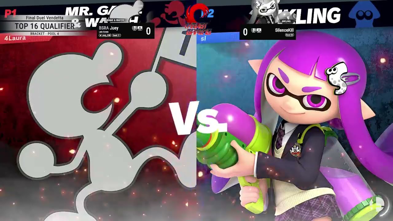 Juey (Mr. Game & Watch) vs SilenceKill (Inkling, Roy) - Final Duel: Vendetta Pools