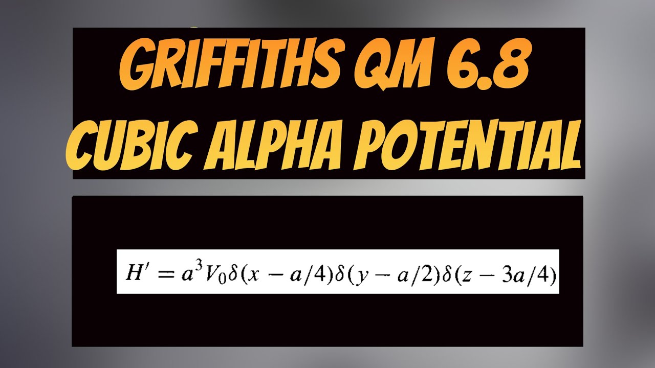 Problem 6.8 Griffiths: Energy levels of infinite cubical well with delta potentials (degenerate PT)