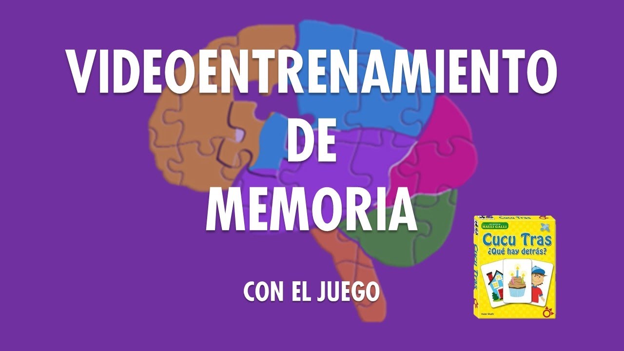 Videoentrenamiento de memoria con el juego de Cucu Tras
