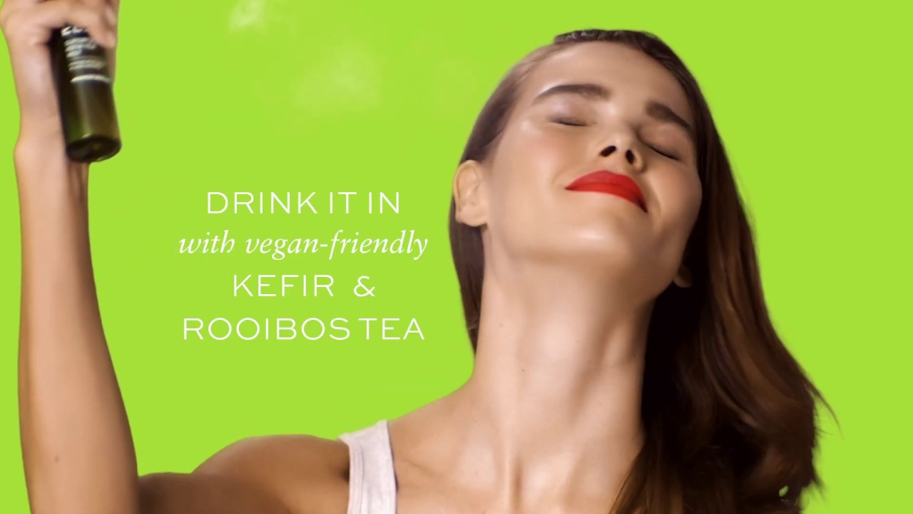 Tone and Set Makeup with Superfood Kefir-Tea Mist