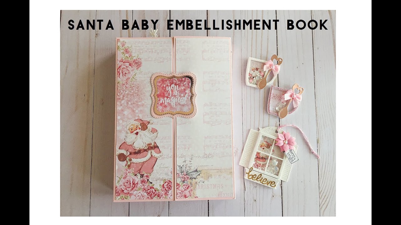 EMBELLISHMENT BOOK | Prima Santa Baby | Christmas in July 2020