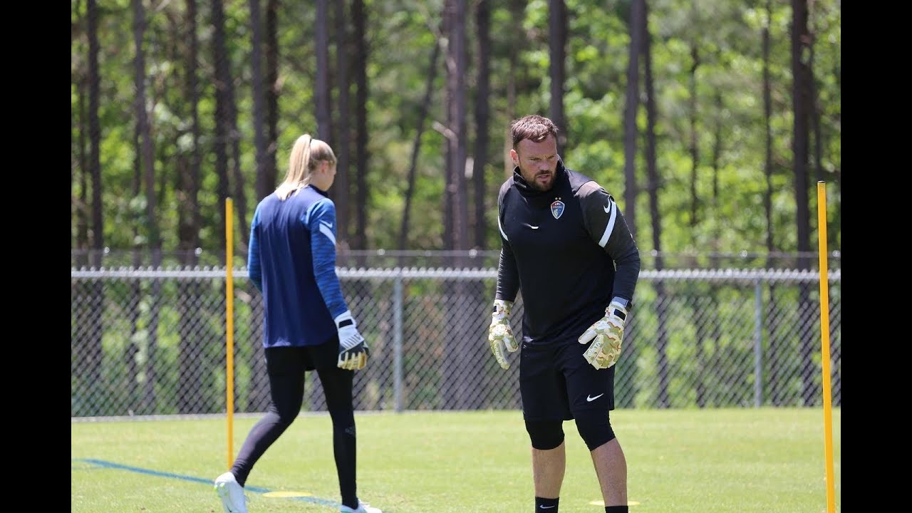 Goalkeeper Training Session - Defend The Goal - Adjustment To Action Across Ball Line