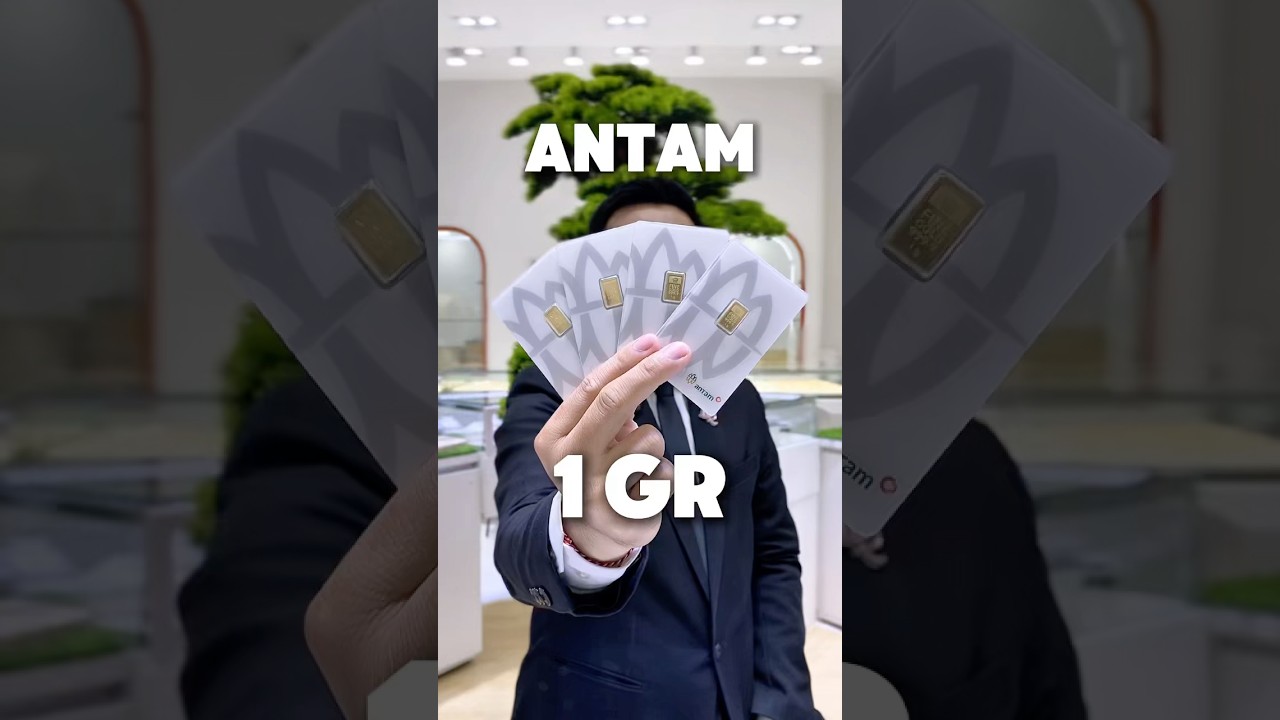 Antam 1 Gram Logam Mulia #ahmadrifaisarji #dominiquejewellery #emas #Antam