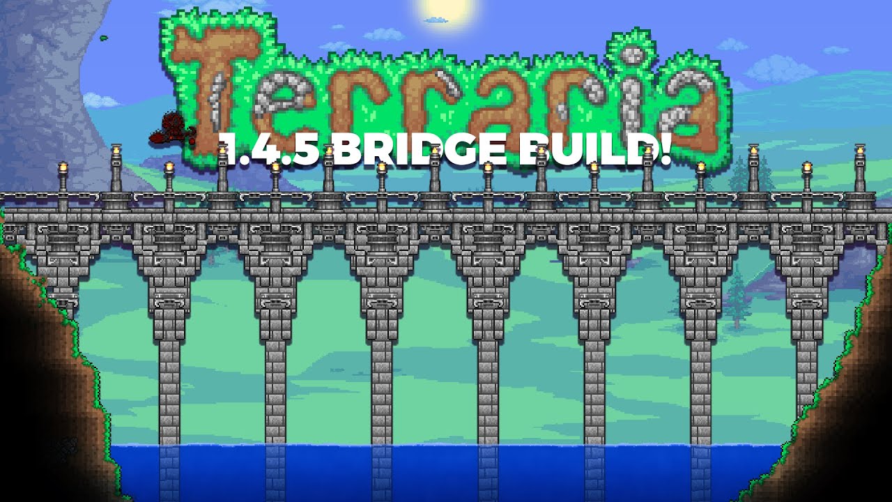 Используйте СОВЕРШЕННО НОВЫЙ блок для строительства моста в Terraria 1.4.5!
