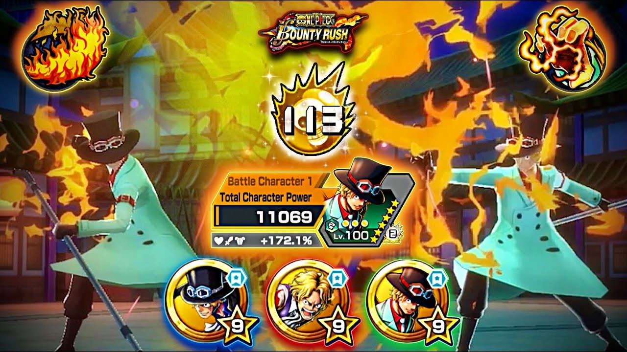 Stampede Sabo with [Triple Sabo Medal Set] Showcase | One Piece Bounty Rush