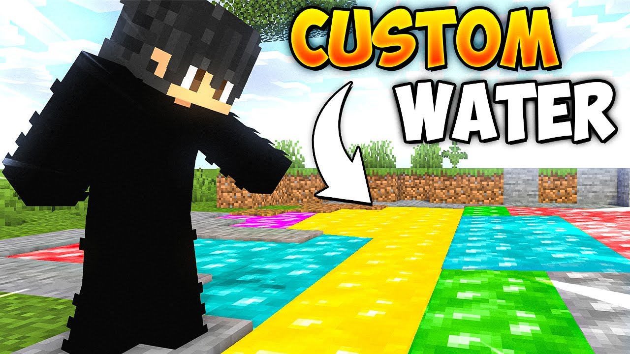 Minecraft But There are Custom Water!