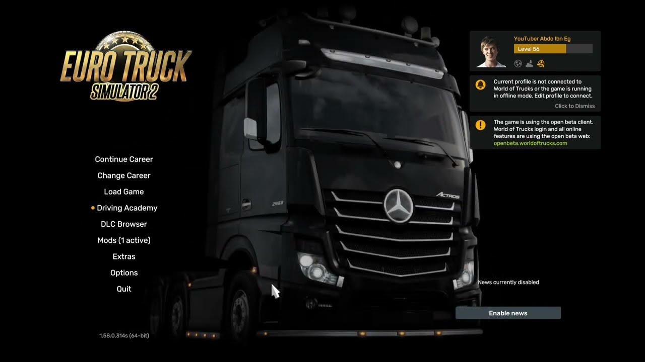 تحميل 1.58 Euro Truck Simulator 2 على الكمبيوتر والموبايل | 1.58 ETS2 للكمبيوتر والأندرويد
