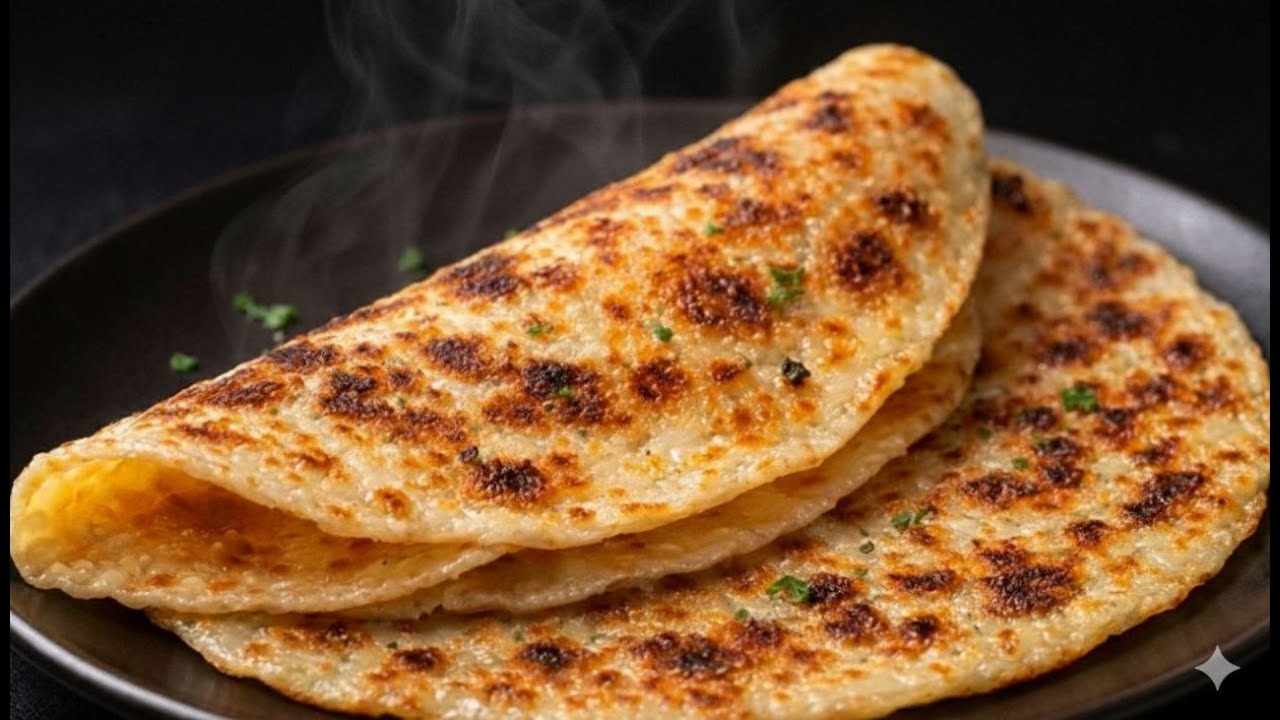 Thin Potato Flatbread | Unbelievably Crispy & Soft!