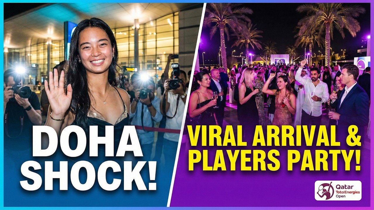 Qatar STUNNED! 🔥 Alexandra Eala's Viral Arrival Leads to Epic All Players Party at Qatar Open 2026!
