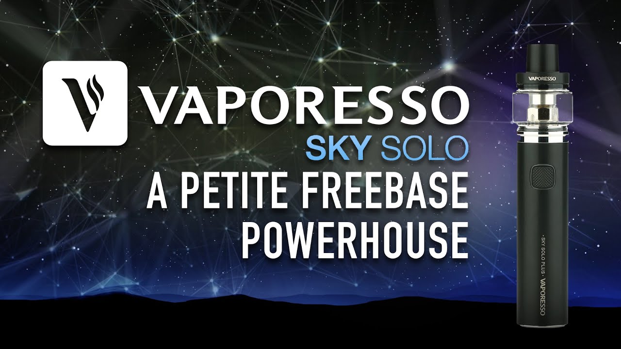 VAPORESSO SKY SOLO Review 🧐 Mesh 💨 Compact 👍 Powerful 💪 Freebase Excellence