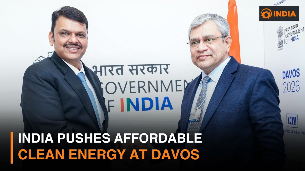 India Pushes Affordable Clean Energy at Davos