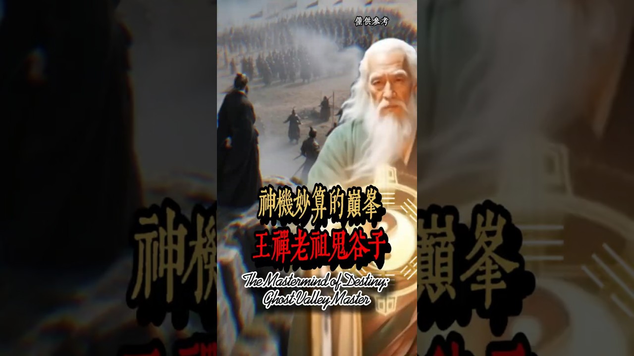 神機妙算的巔峰: 王禪老祖鬼谷子!