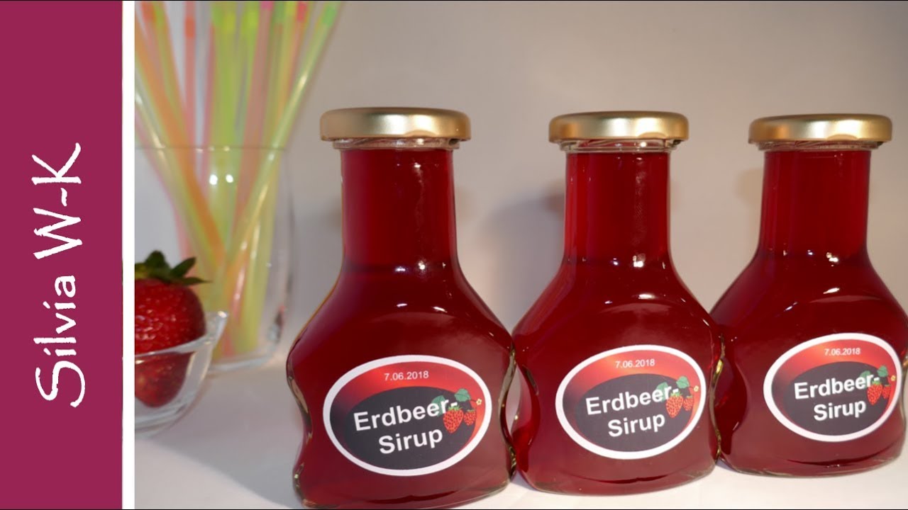 Erdbeer-Sirup / Erdbeeren