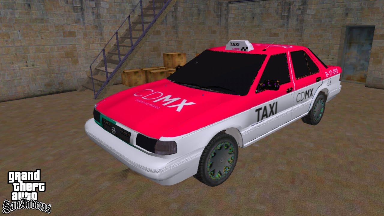 Taxi CDMX Nissan Tsuru V16 GTA SA Para Android.Mediafire.5279179