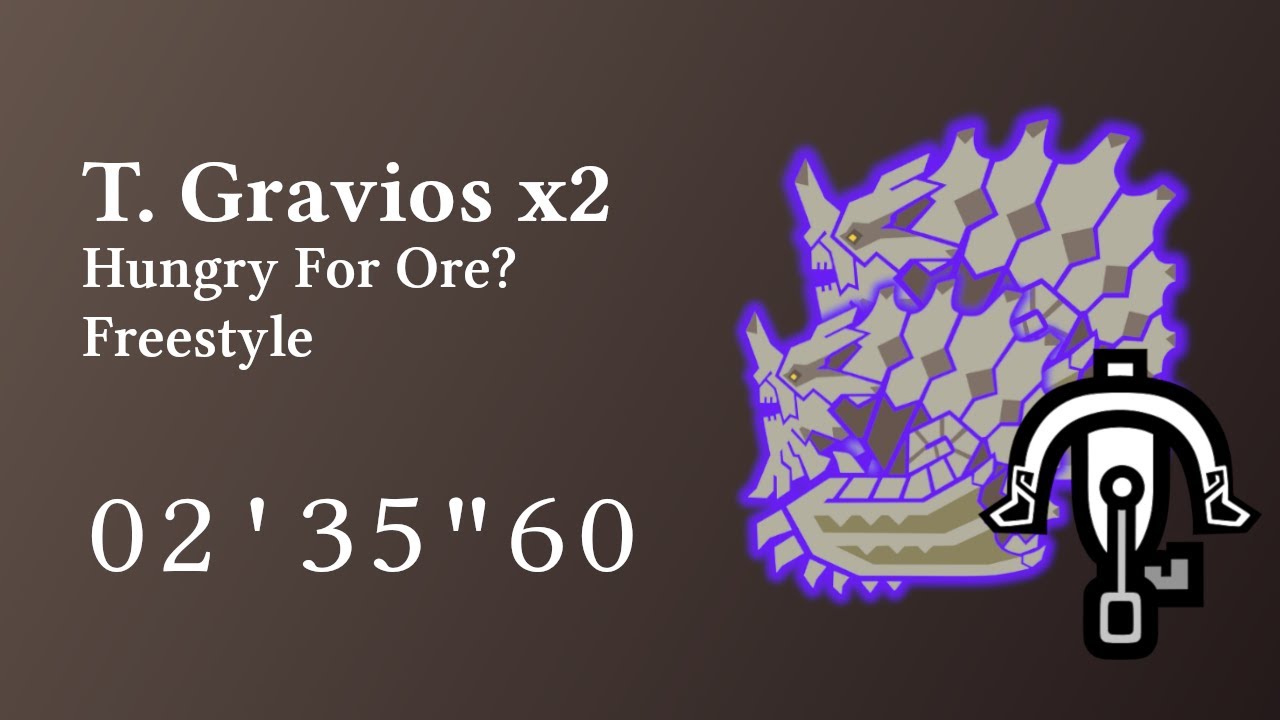 MH Wilds | 2x Tempered Gravios | Solo LBG | 2'35'