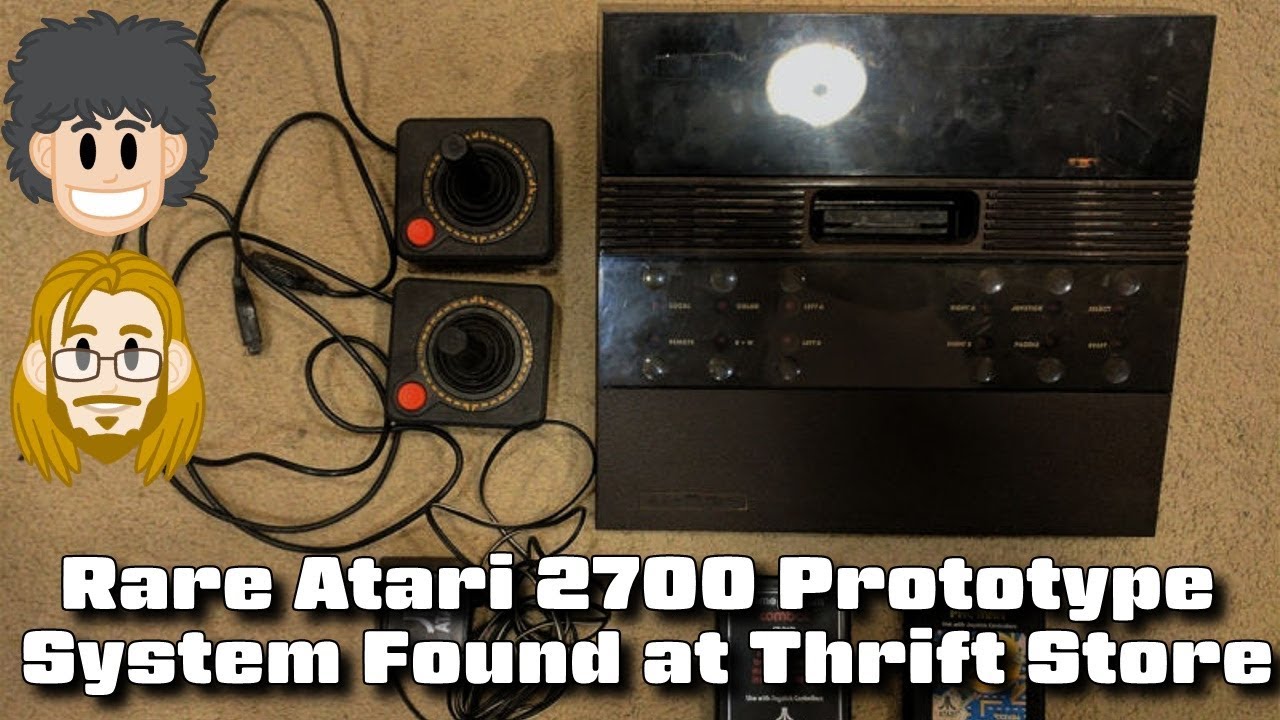 Rare Atari 2700 Prototype System Found at Thrift Store - #CUPodcast
