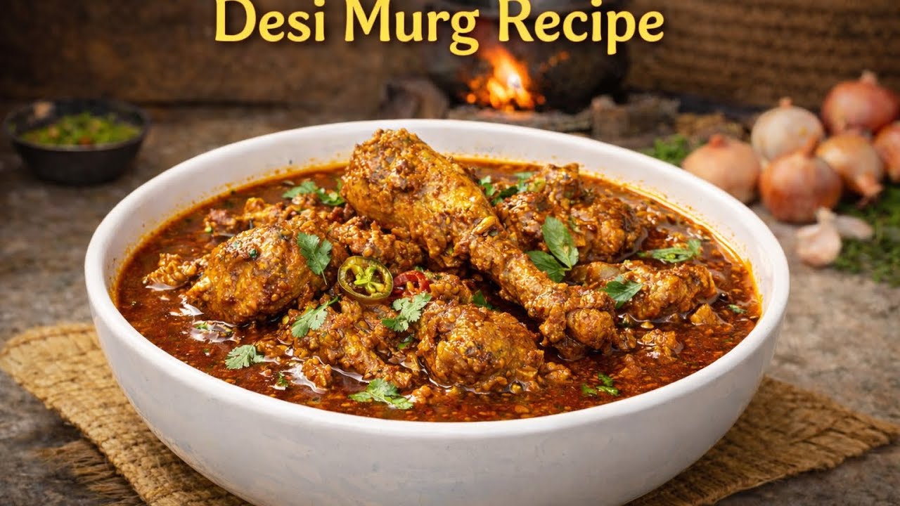Desi murg recipe desi indian style #desimurg #murgmusallam #desichicken #desimurga 