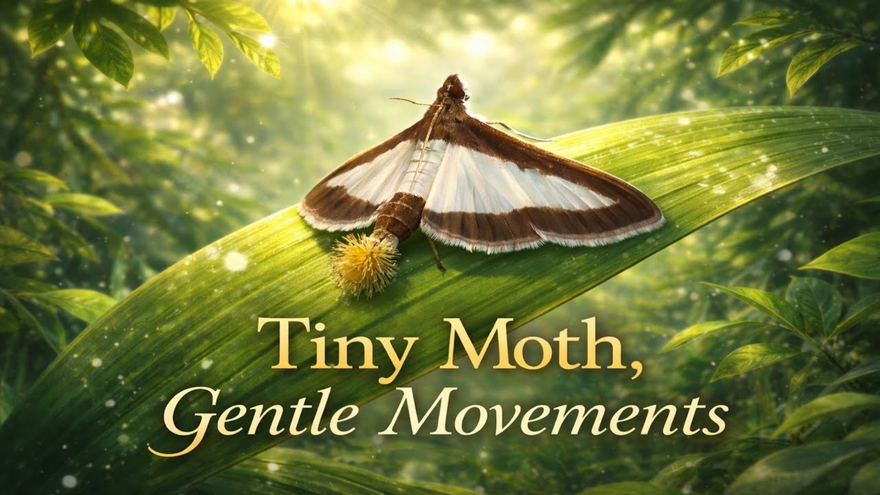 One of the Most Beautiful Insects in the World | Tiny Moth Close-Up.