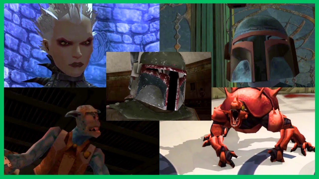 ALL BOSS FIGHTS as BOBA FETT - Star Wars: Bounty Hunter REMASTERED