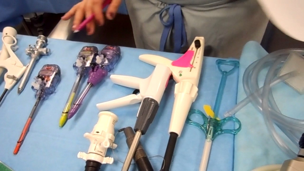 Laparoscopic instruments video