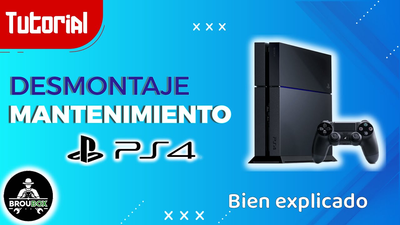 PS4 Fat: Como desarmar, dar mantenimiento y volver a montar. BIEN EXPLICADO