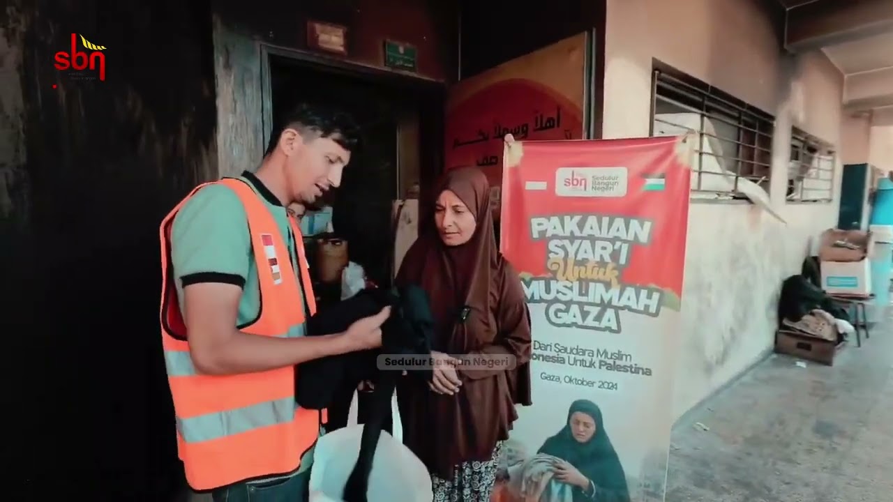 DISTRIBUSI DONASI PALESTINA SBN | PAKAIAN SYAR'I UNTUK MUSLIMAH GAZA